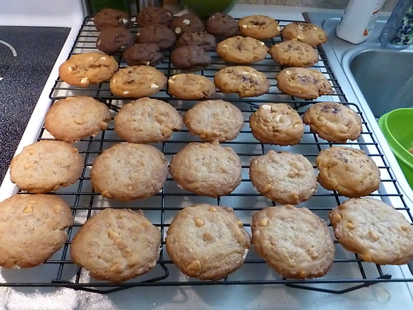 Finished cookies