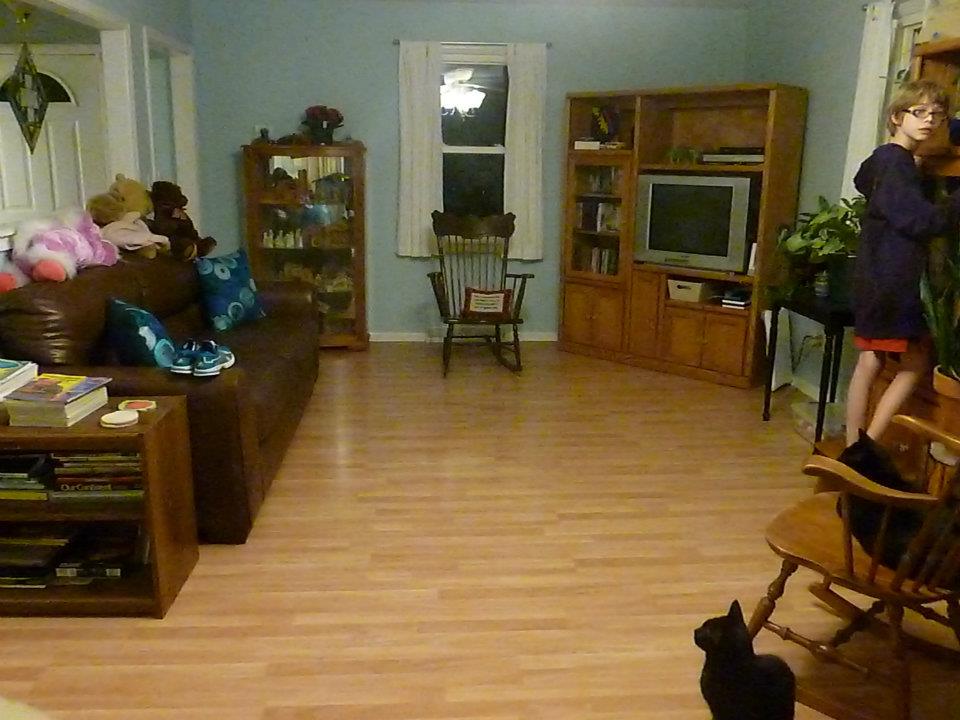 Homeschoolers' living room