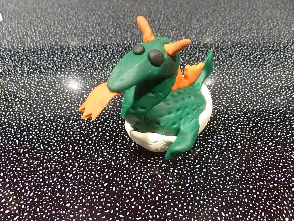 Sculpey Clay dragon