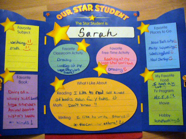 Star student poster