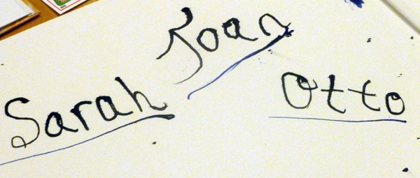 Signature in calligraphy