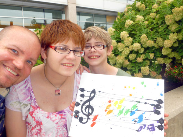 Family at Yorkfest Fine Arts Festival in York, PA