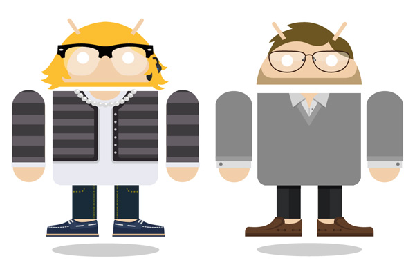 Androidify creations of family members