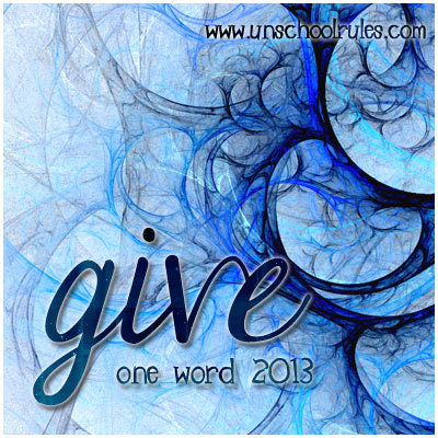 Give: A Word to Live By