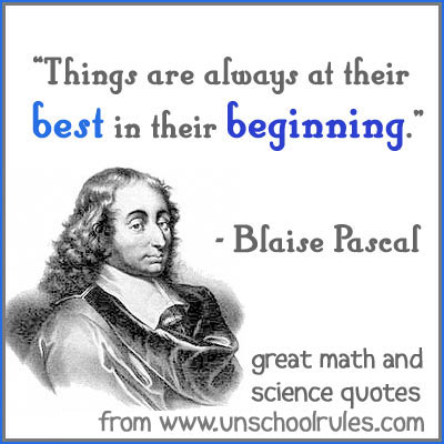 Quotes by great mathematicians and scientists - Blaise Pascal