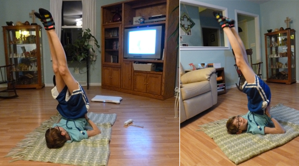 Living-room yoga