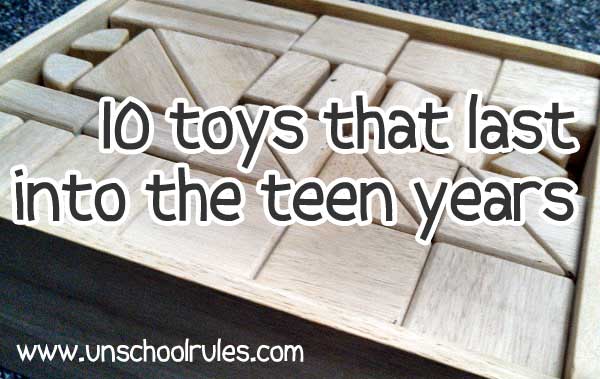 10 toys that last into the teen years, including Melissa and Doug wooden blocks