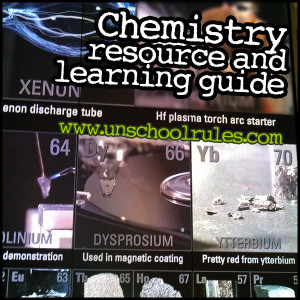 Chemistry resource and learning guide from Unschool Rules