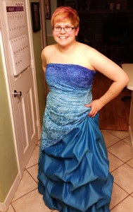 Sometimes you buy a $20 prom gown on clearance. Just because you can. What of it?