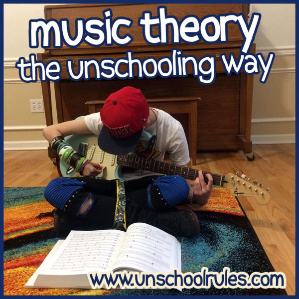 Music Theory the Unschooling Way with Garage Band Theory - an Unschool Rules review of a system that teaches playing by ear